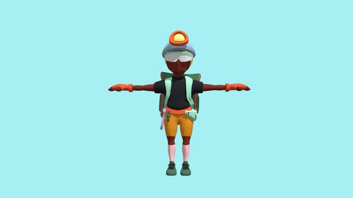Jo rigged 3D Model