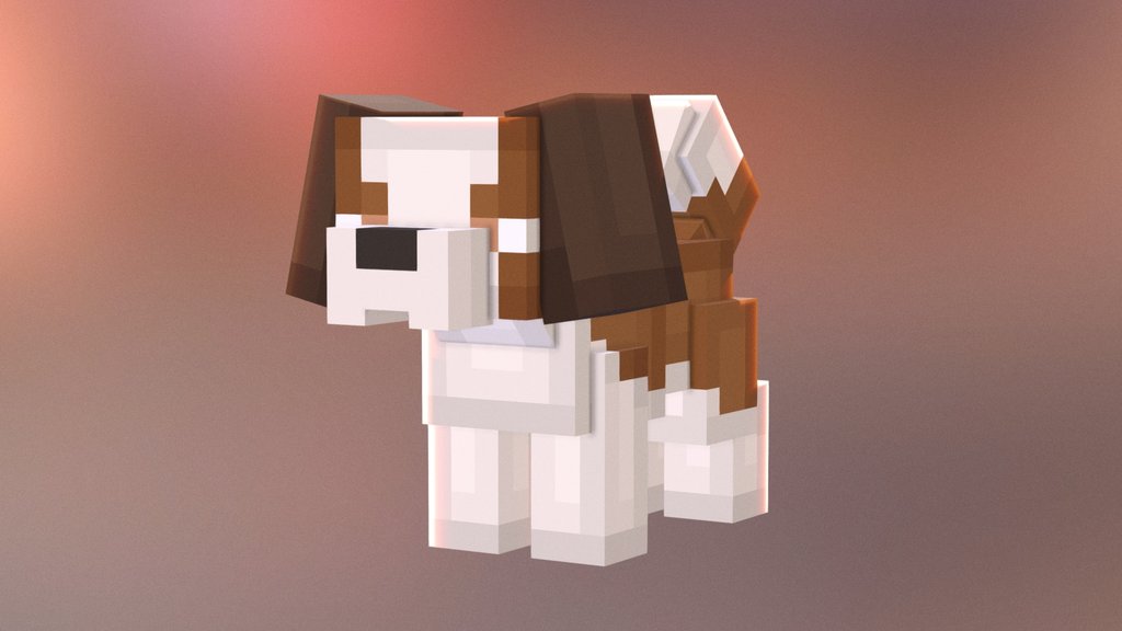 Minecraft Dog Breeds - A 3D model collection by jessdragon12 - Sketchfab