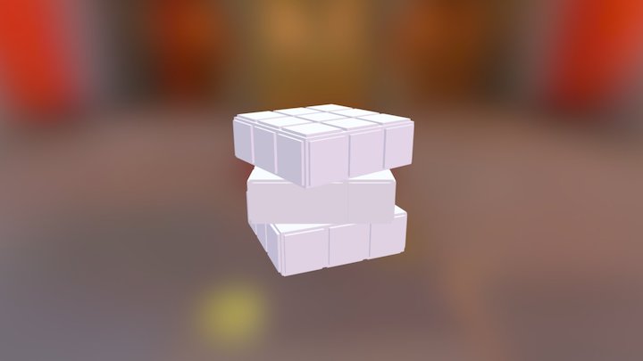 Rubix cube 3D Model