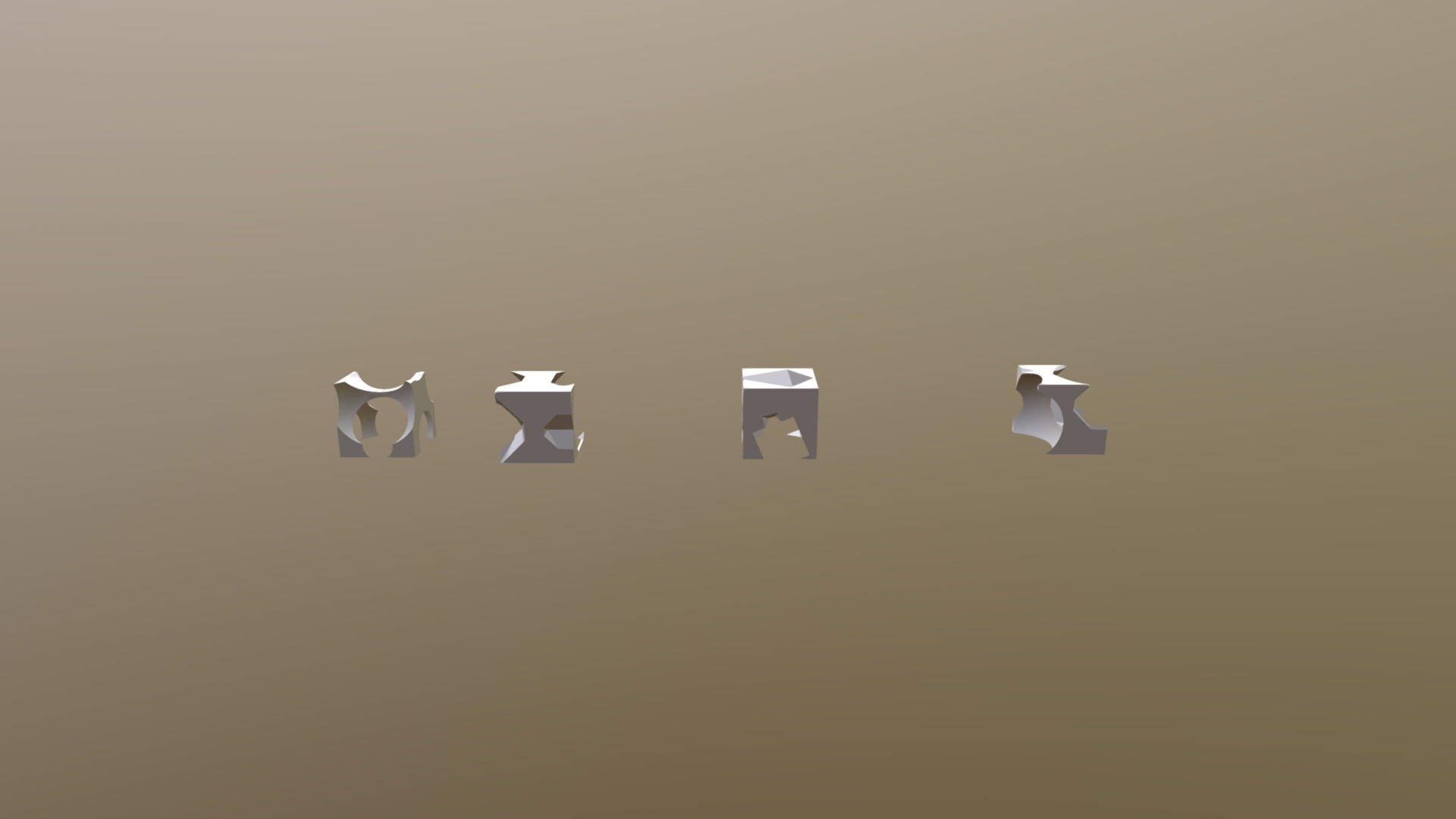 Booleaned Intersections - 3D model by brettoL [6487e75] - Sketchfab