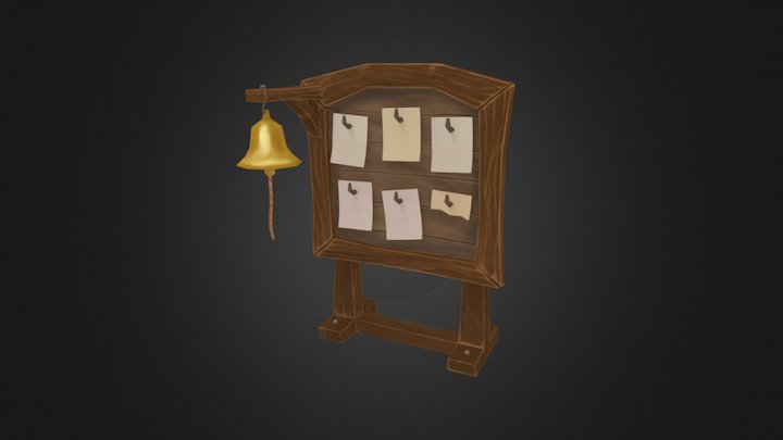 Order Board 3D Model