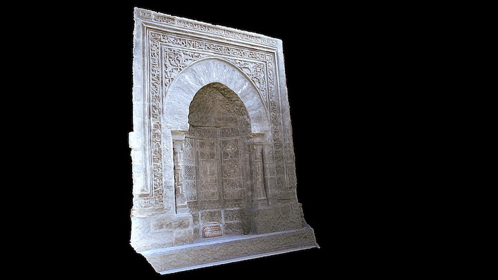 Mihrab of the mosque Banat Al Hasan 3D Model