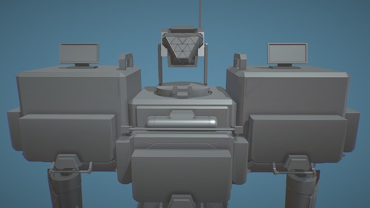 robot free Free low-poly 3D model 3D Model