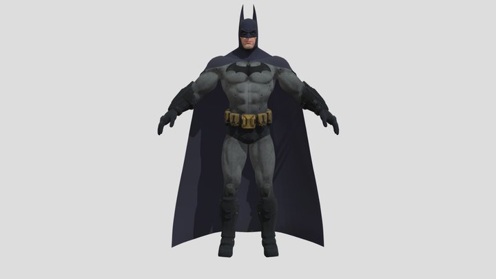 Arkham City Batman 3D Model