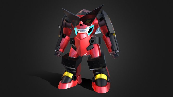 Tengen Toppa Gurren Lagann - 3D model by UTF2005 (@utf2005) [da1dc30]