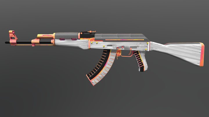 Ak47 Elegante fusion 3D Model