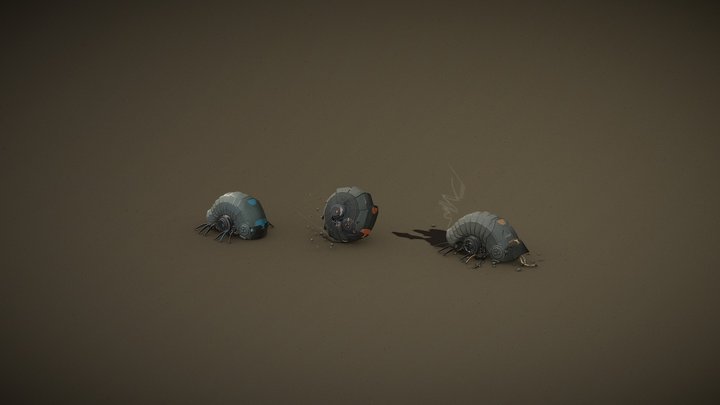 DIFFERENT STATE(WHITOUT GROUND) 3D Model