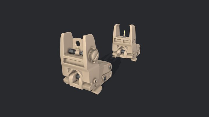 MBUS Style Iron Sights V2