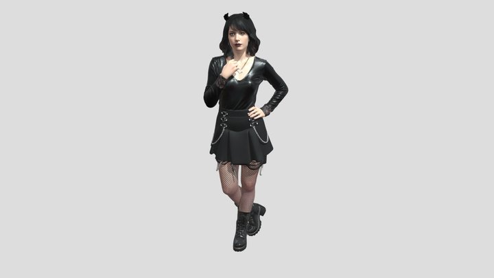 Midnight Velvet Rebel – Kostenloses 3D-Modell STL