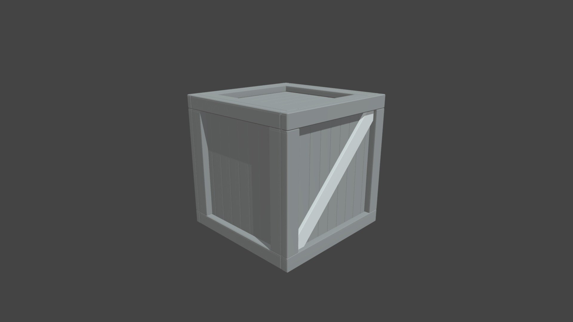 High Poly Crate
