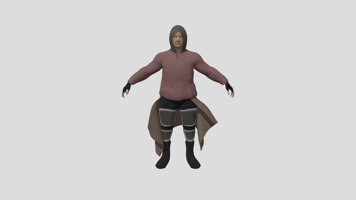 Costume (Scary Garry) 3D Model