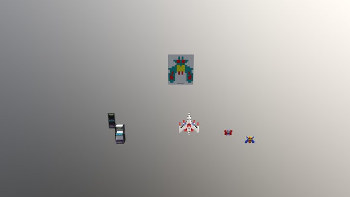 Galaga_Vexels-Brock 3D Model