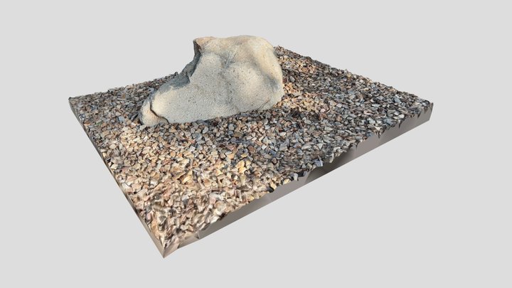 Rock Scanned with Reality Scan 3D Model