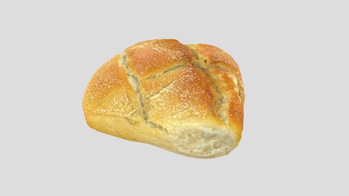 Bread Roll 3D Model