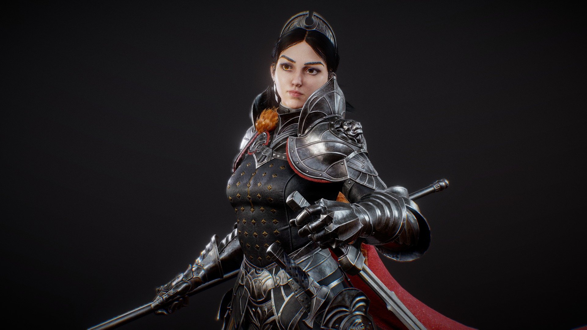 Knight Princess - 3D model by ptibogvader [6495fc2] - Sketchfab