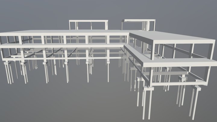 Estrutural - Centro Comercial 3D Model