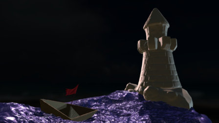 Cast To Sea (Soggy Cardboard) 3D Model