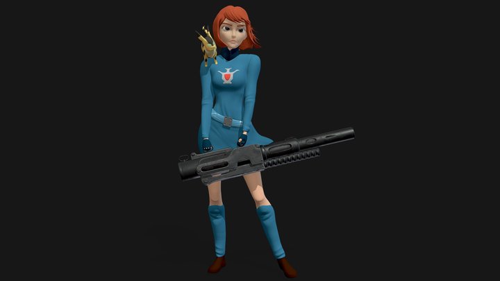 Nausicaä of the Valley of the Wind 3D Model