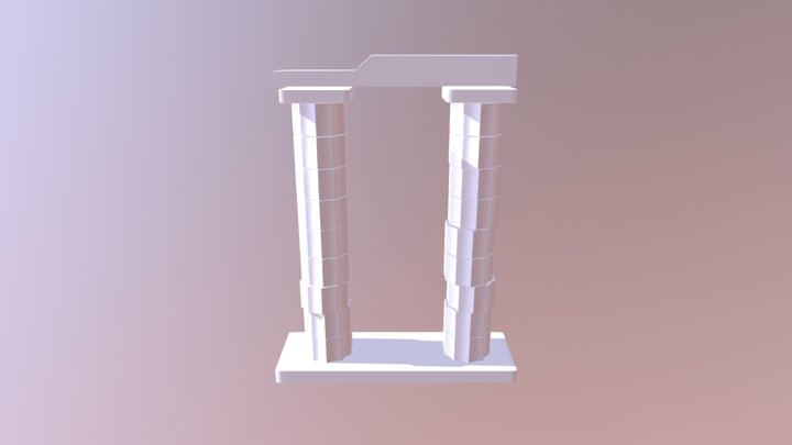 Poseidon Pillars 3D Model