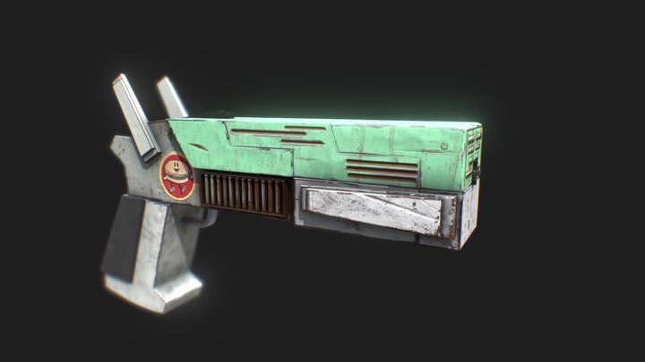 Spatula Gun - The Spatulet 3D Model