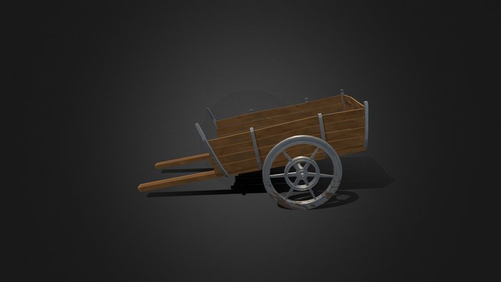 medieval cart model 3D Model
