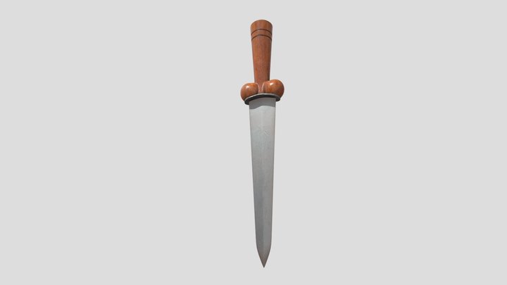 Bollock Knife 3D Model
