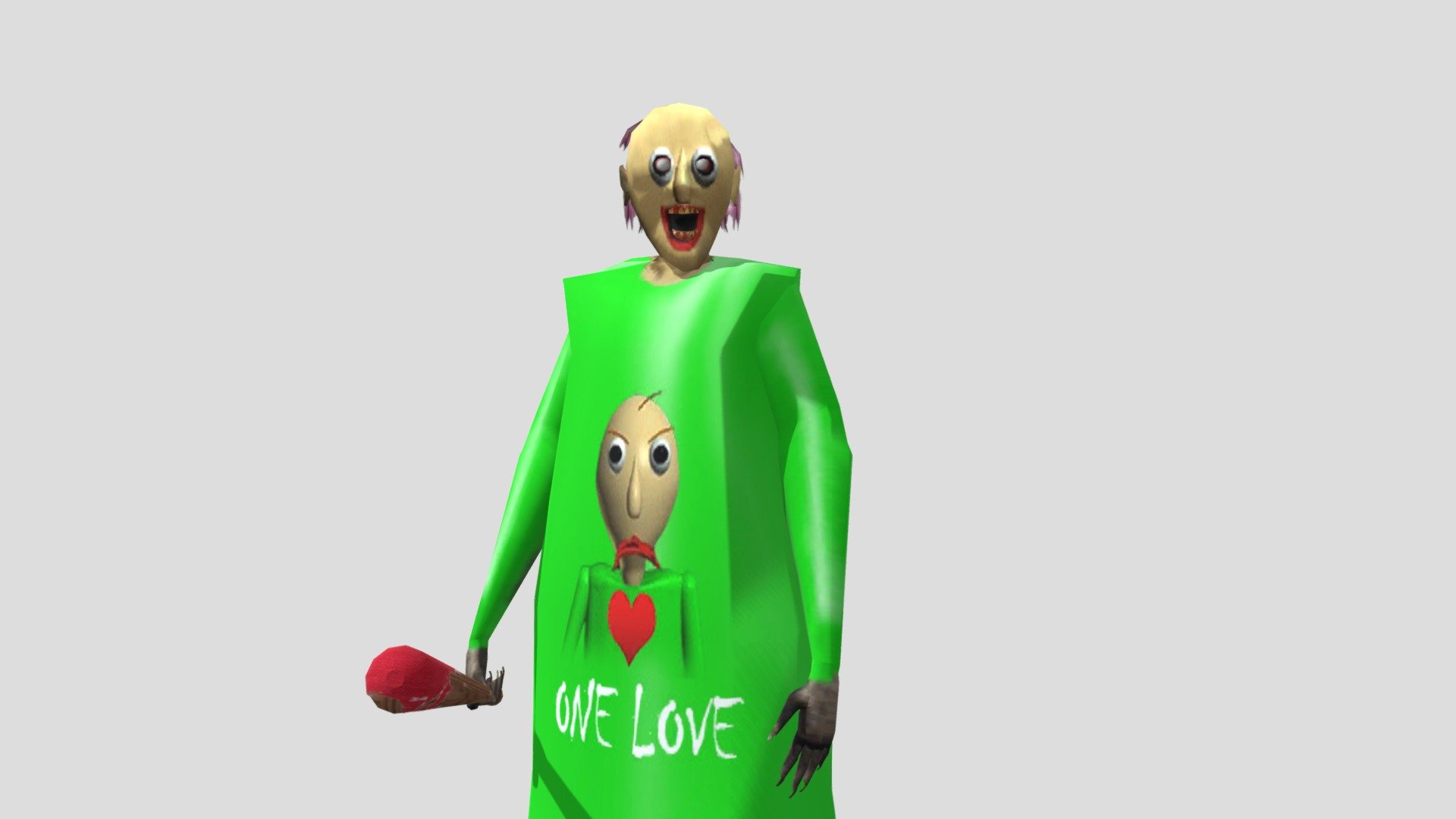 Baldi Granny (Branny) (In-Game Version) - Download Free 3D model by  Tommy123002 (@Tommy123002) [649a649]