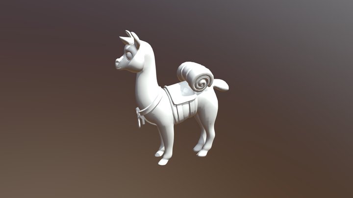 Alpaca 3D Model