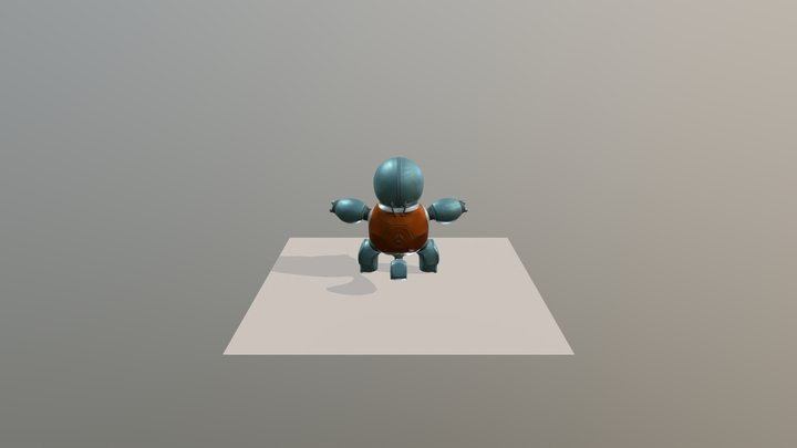 Mecha Squirtle! 3D Model