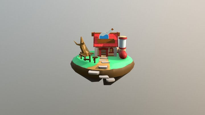 Island 3D Model