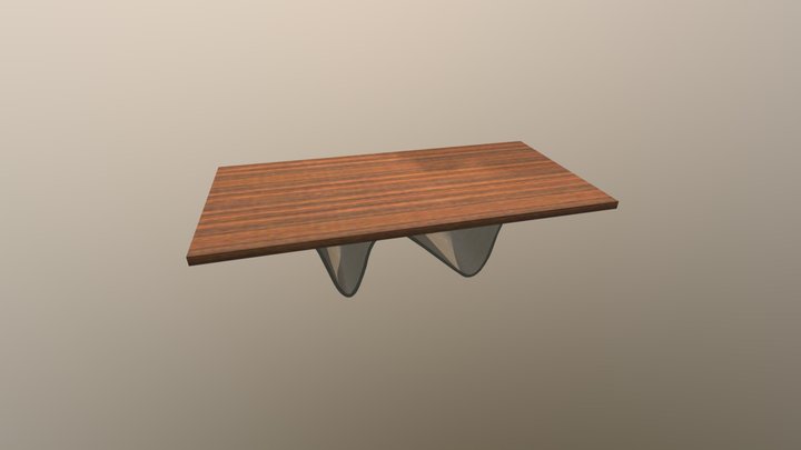 TABLE RIVA BREE E ONDA 3D Model