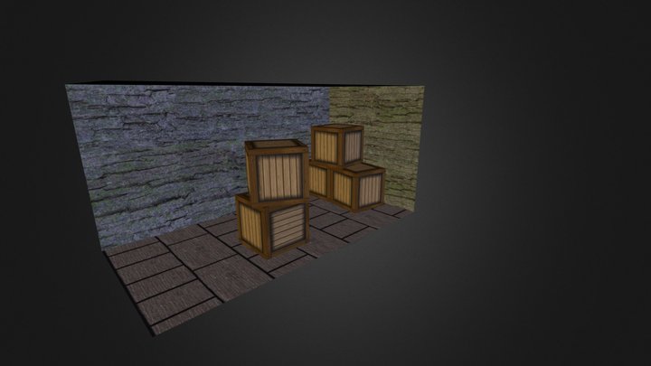 Crate Room Of Doom 3D Model