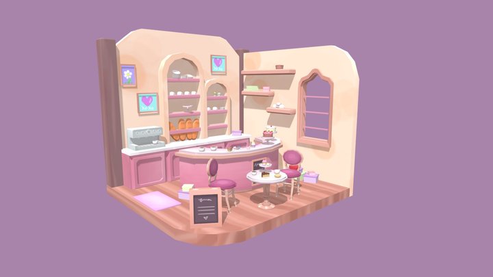 DAE Crib - Sweet bakery 3D Model