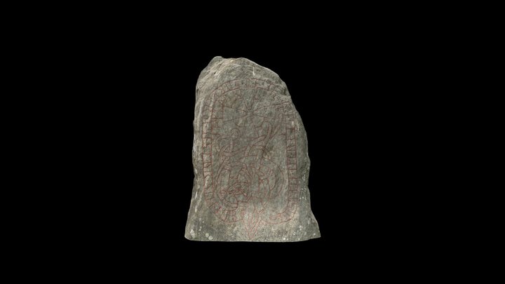 Bergaholmsstenen, Salem 531, Sö 302 3D Model
