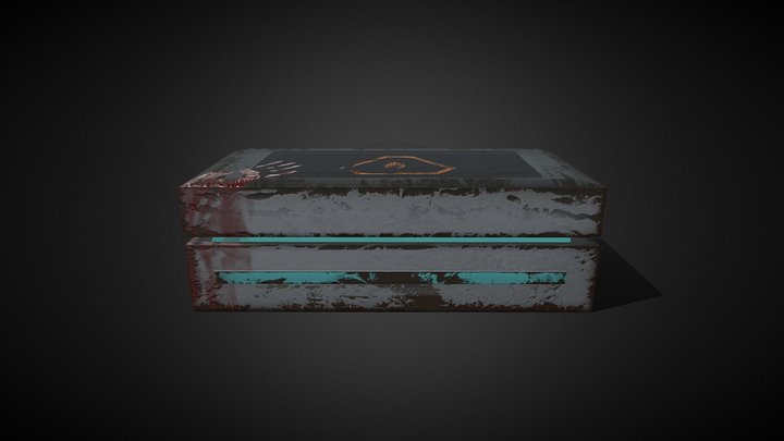 Sci-Fi Chest 3D Model