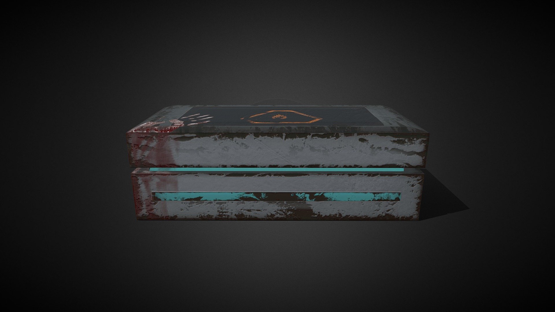 Sci-Fi Chest — Sketchfab embed 3D viewer