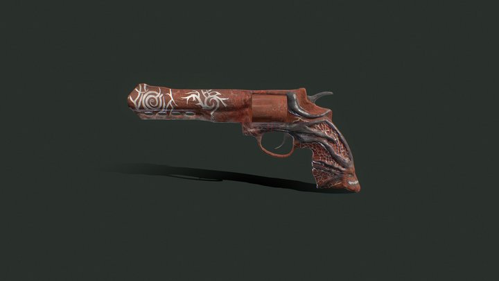 Dragon revolver 3D Model