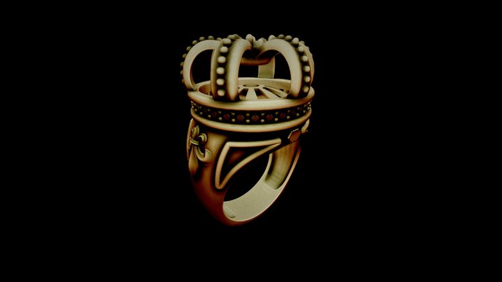 King's Ring 3D Model