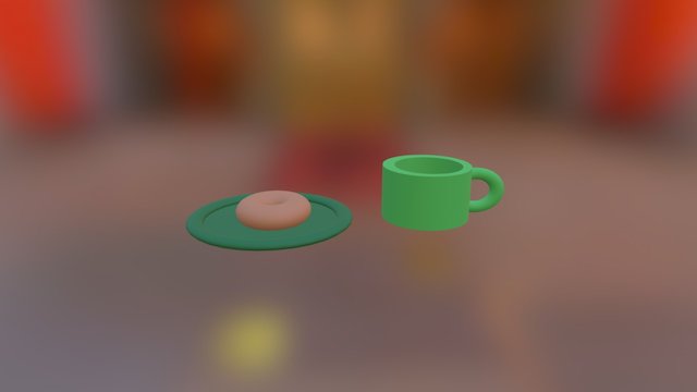 Desayuno 3D Model
