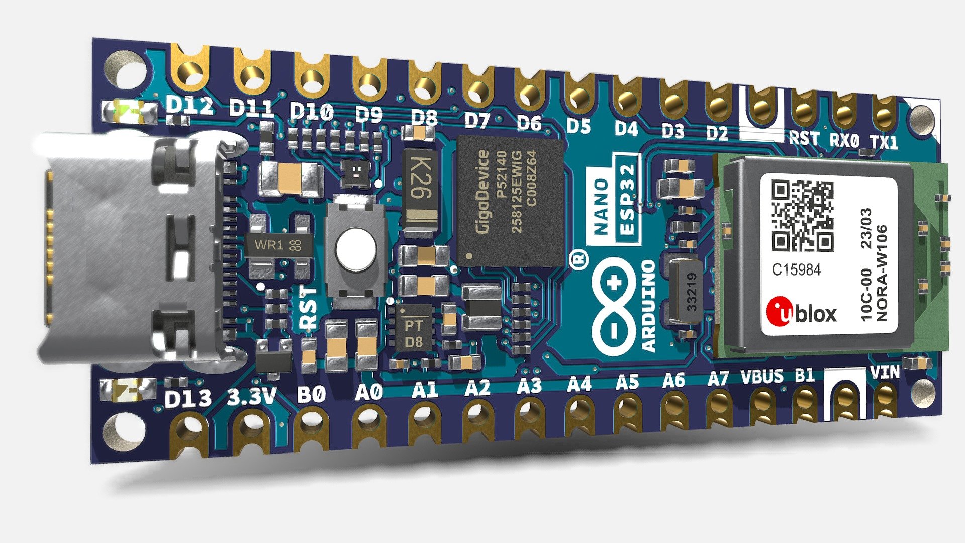 Arduino Nano Esp32 - Buy Royalty Free 3d Model By F2a (@fa Sketch 