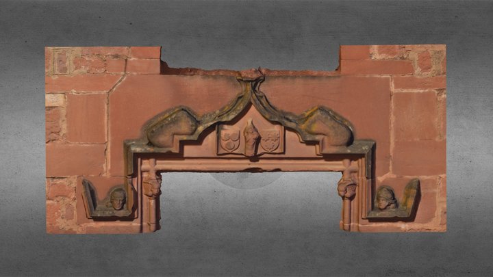 Portal Ermita de Bruguers (s. XIII) 3D Model