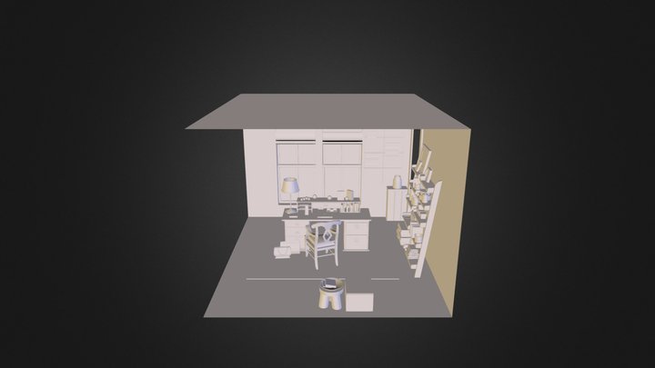 Recreated Room 3D Model