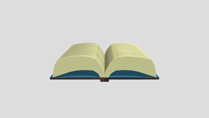 a thick book, 3D model 3D Model