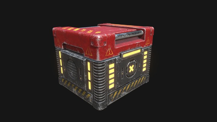 Scifi Crate | Terran Faction 3D Model