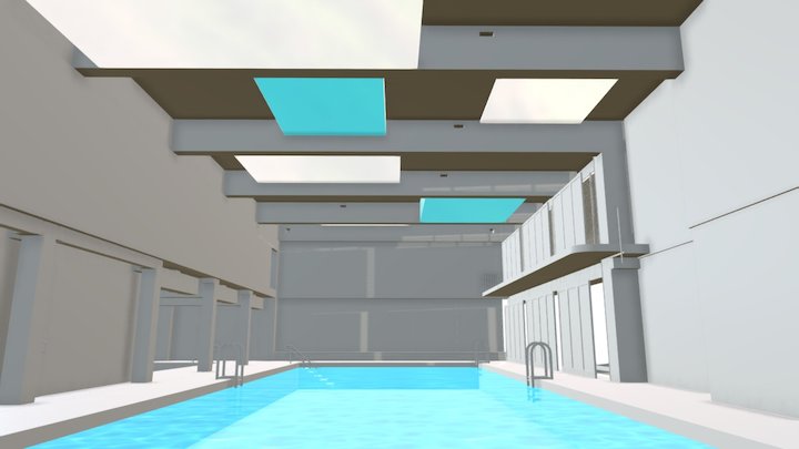 Avintia - Piscina Polideportivo Tres Cantos 3D Model