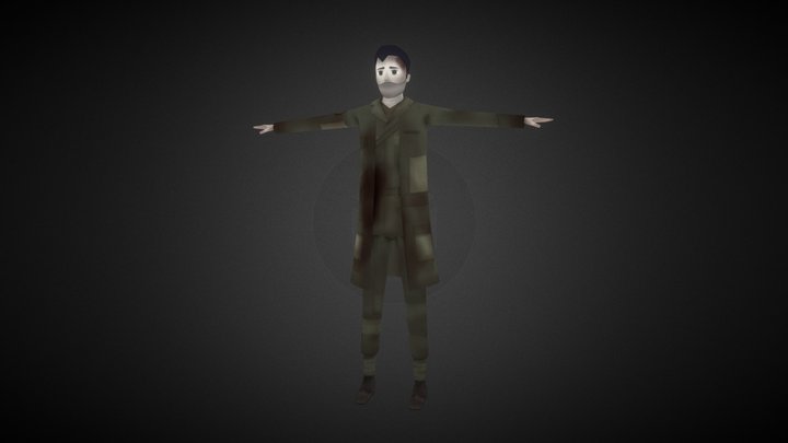 Soldier character 3D Model