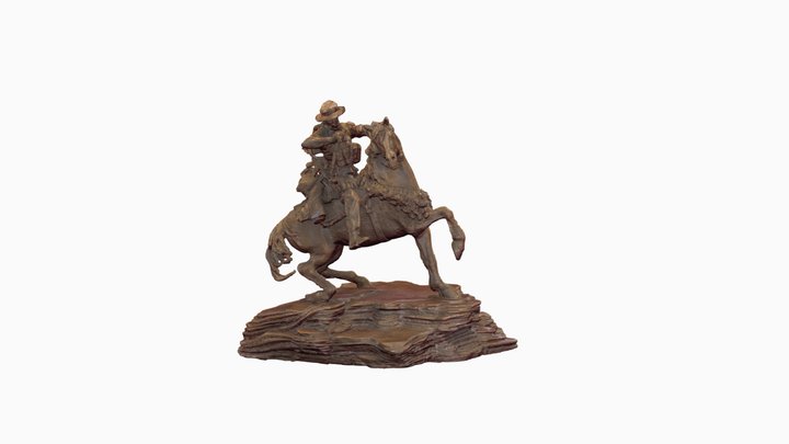 American Freedom Distillery Statue 3D Model