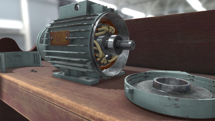 electric motor SYTC 3D Model