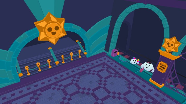 Ghost Station Environment Brawl Stars 3D Model