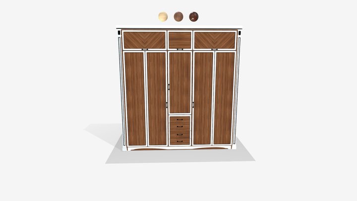 Kleiderschrank 3D Model